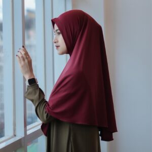 Bergo Malay Size L By Neisya Hijab Cantik Muslimah Tebal