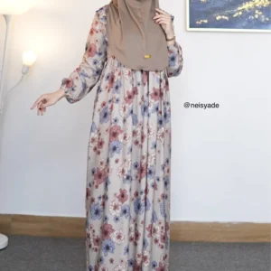 Neisya Dress Nagita Gamis Muslim Dewasa Daily Nyaman Dipakai
