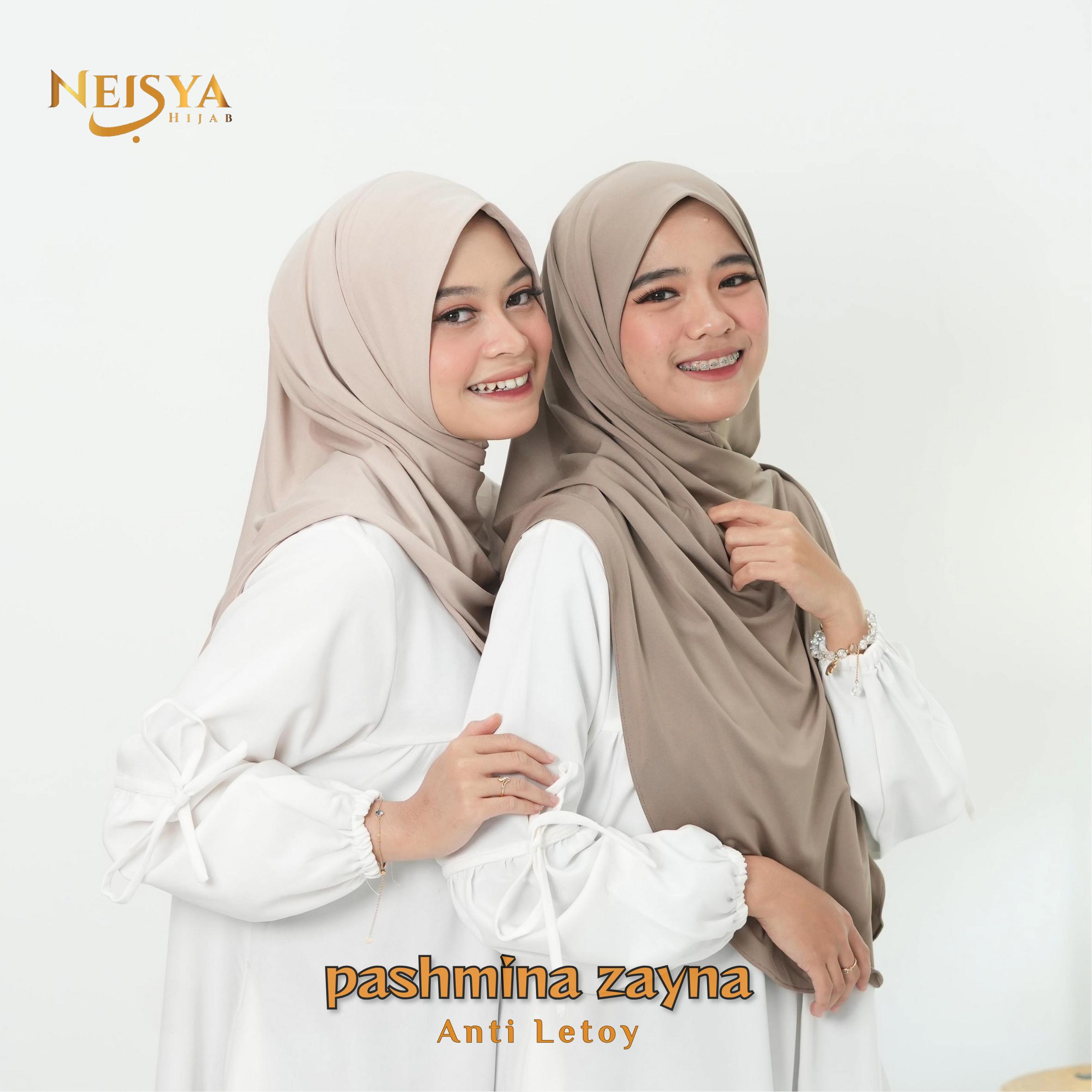 Neisya Hijab - Pashmina Zayna Anti Letoy Jersey Cantik Muslimah